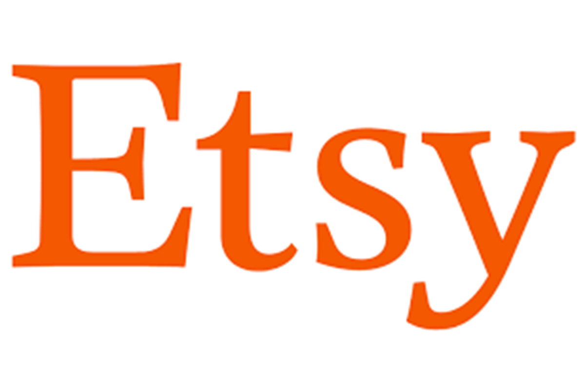 Etsy logo in orange on a white background